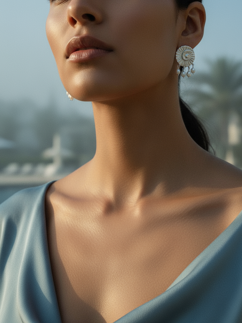 Nautilus Drop Studs