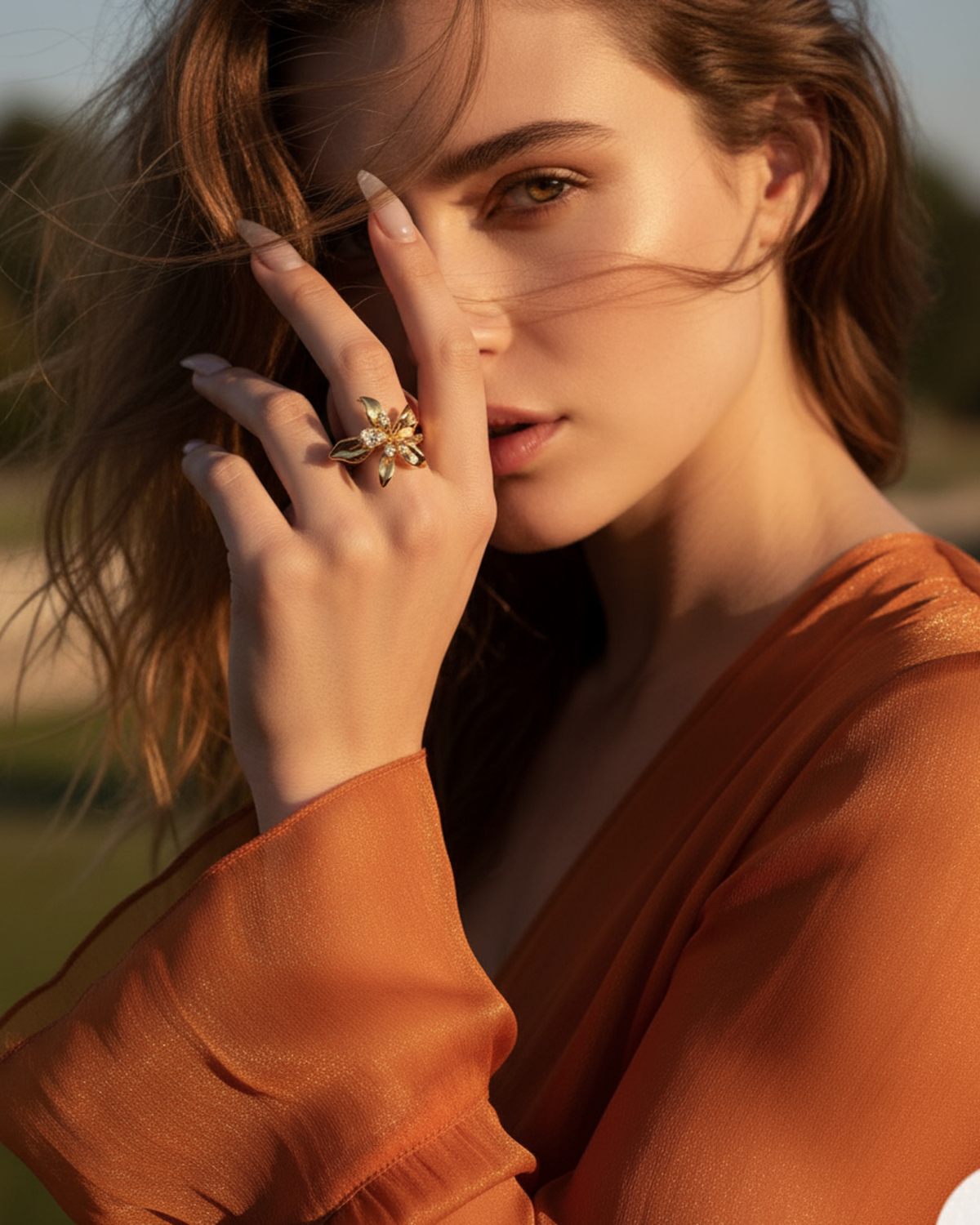 Orchid Bloom Ring