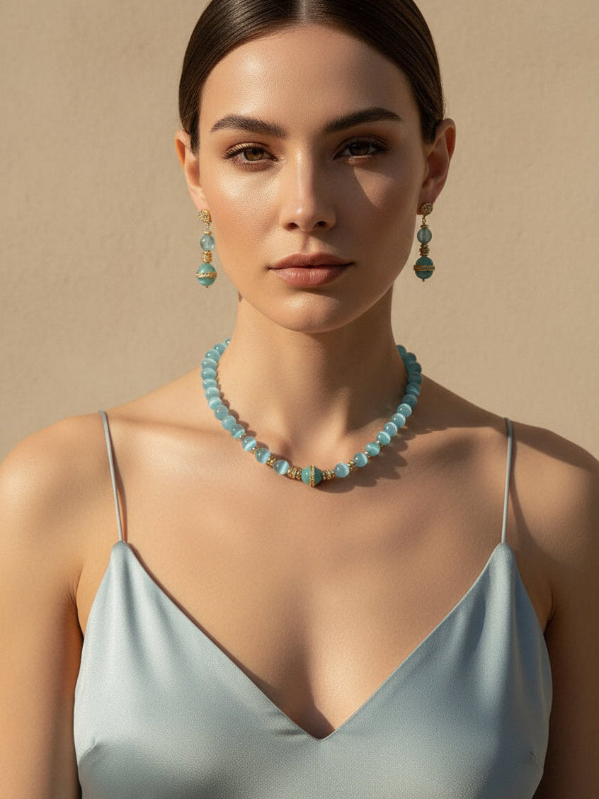 Celeste Cat-Eye Earrings