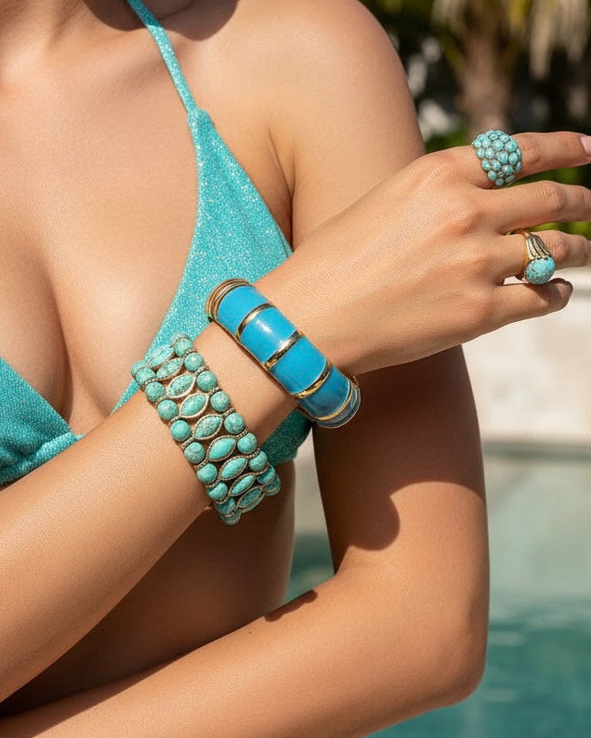 Turquoise Crest Ring