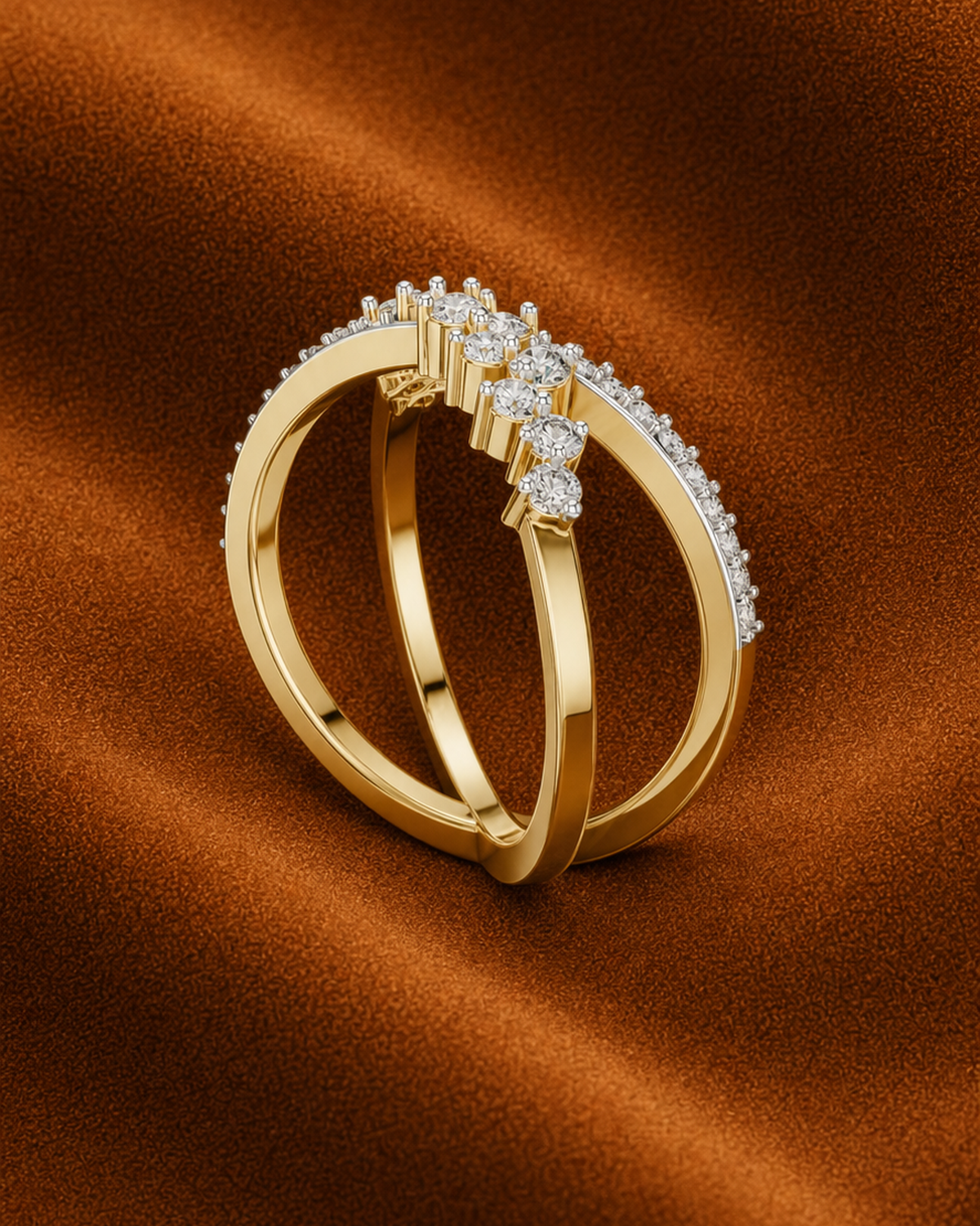 Graduated Crossover Ring by MONICONIC