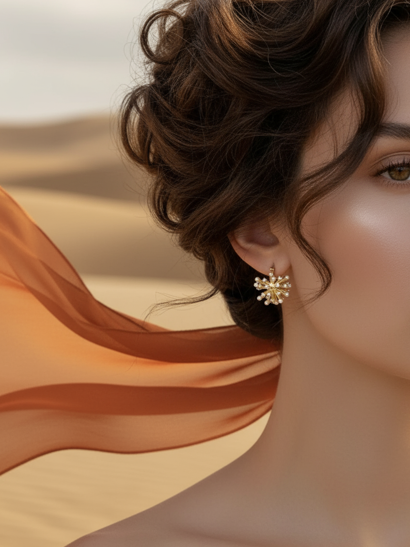 Celestial Bloom Hoops