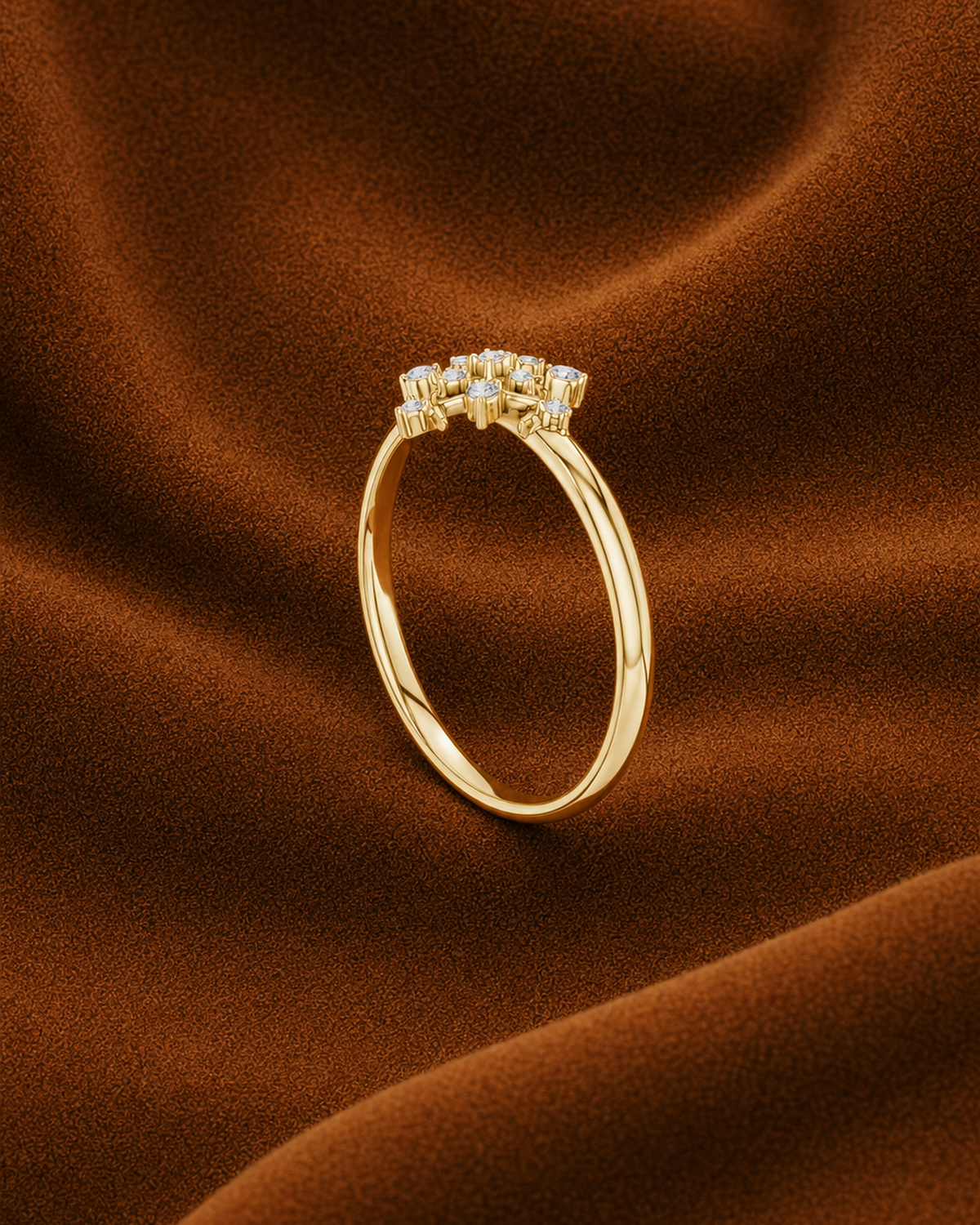Starburst Cross Ring by MONICONIC