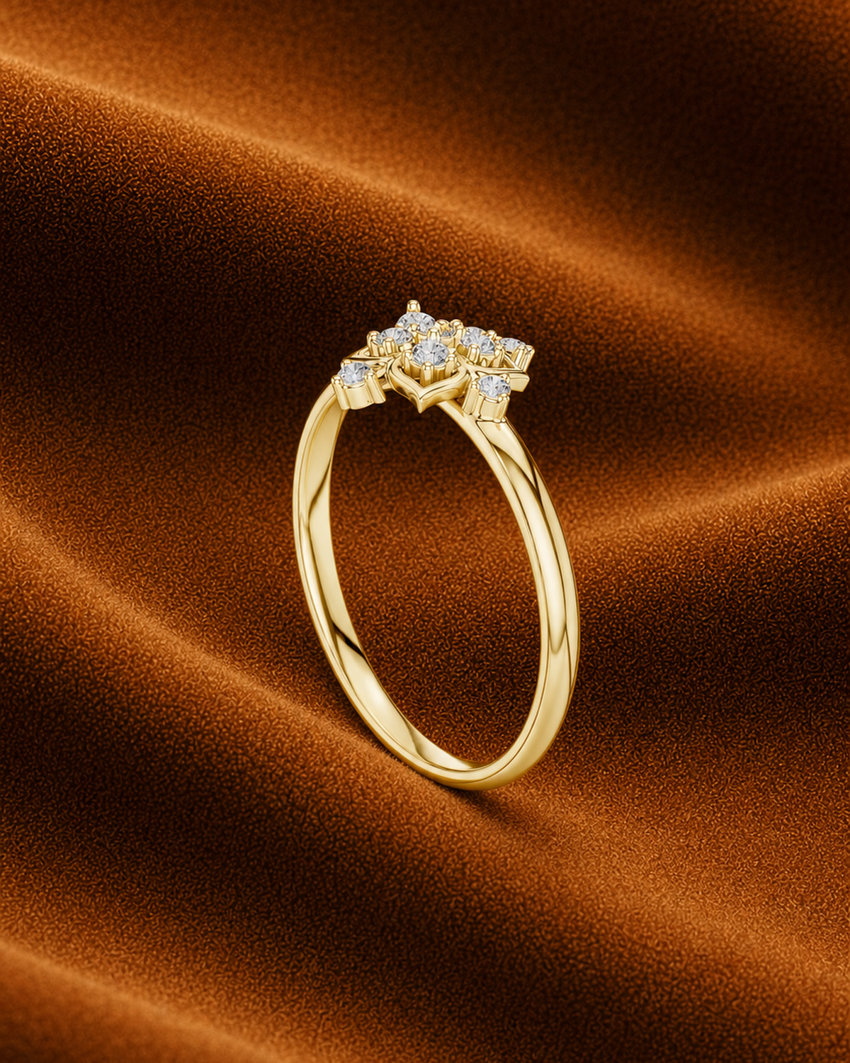 Quatrefoil Cluster Ring by MONICONIC