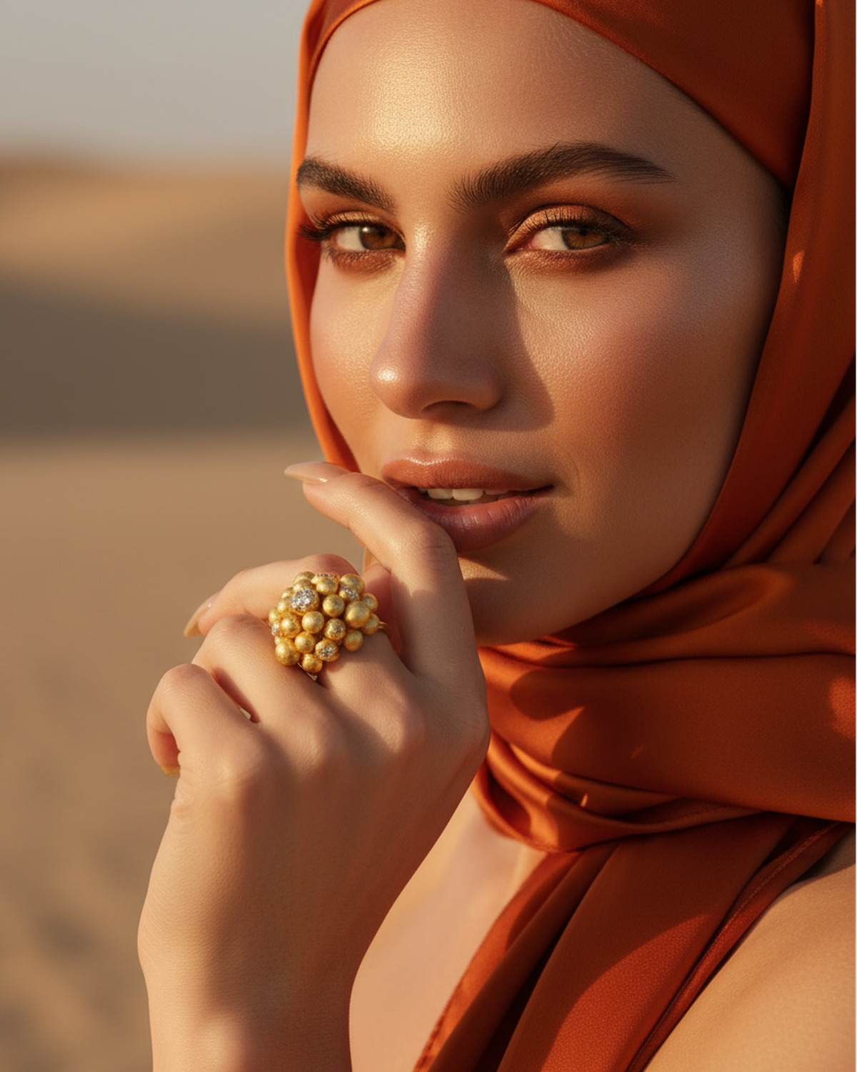GOLDEN HOUR HALO DRIFT RING