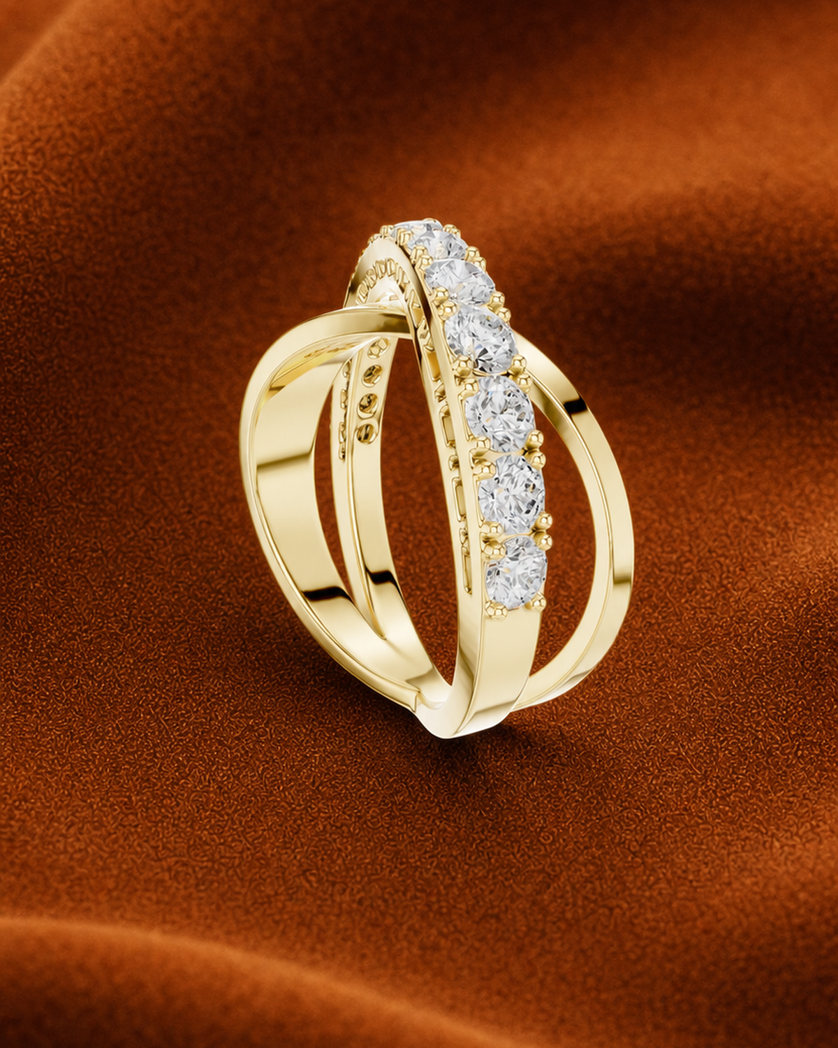 Graduated Crossover Ring by MONICONIC