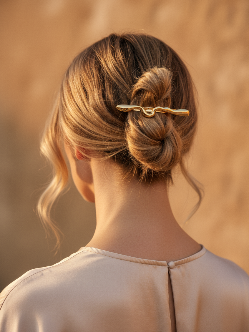 RIPPLE LINE BARRETTE
