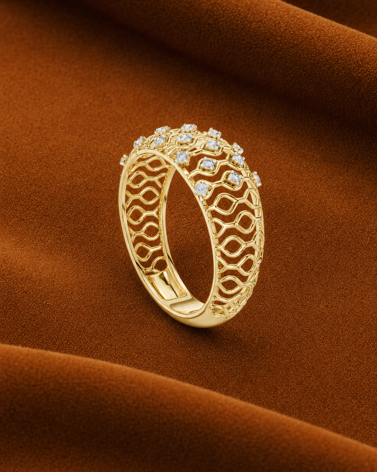 Lattice Diamond Band by MONICONIC