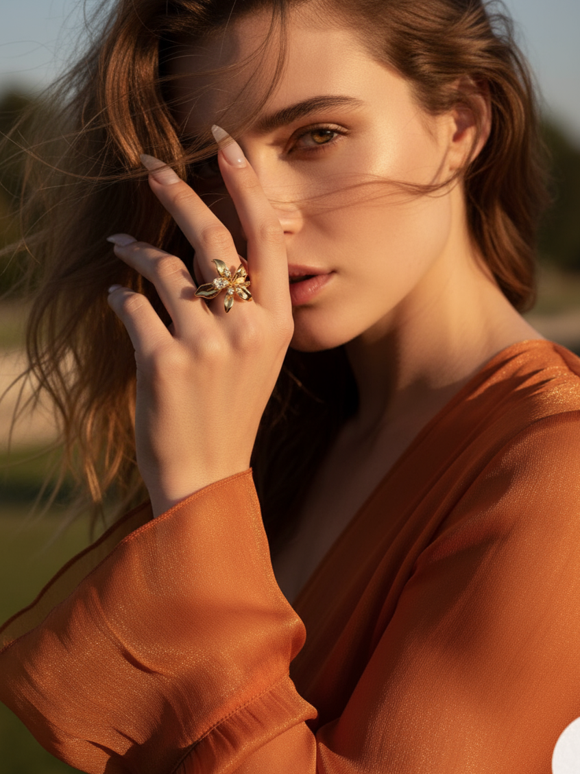 Orchid Bloom Ring