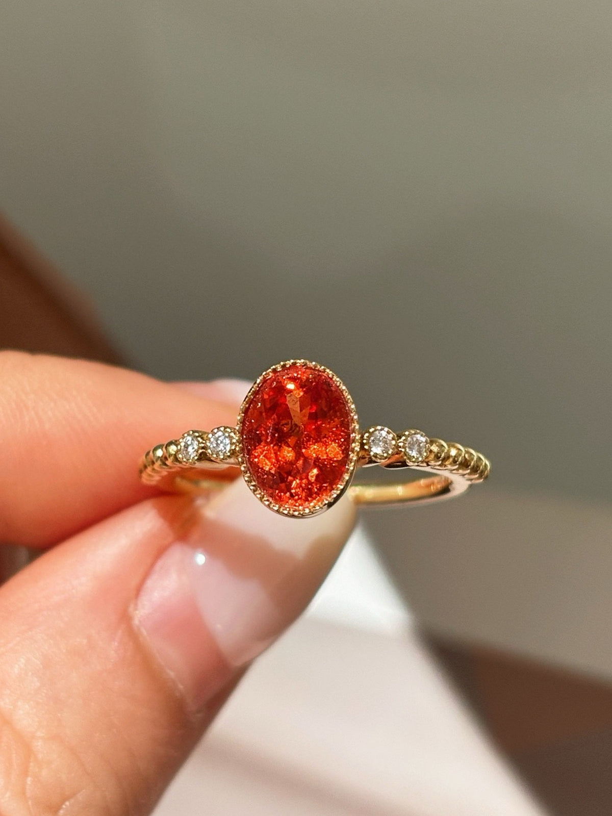 Aurelia Oval Ring by MONICONIC