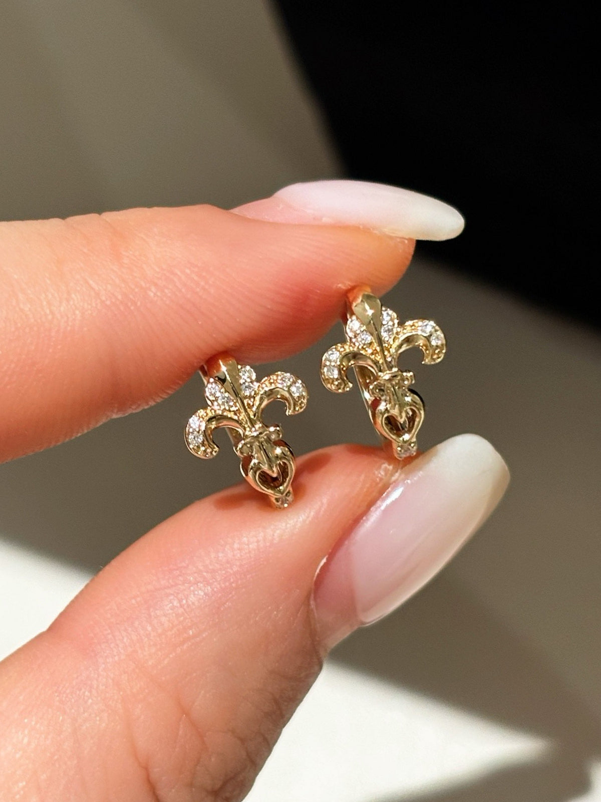 Fleur Micro Stud Earrings by MONICONIC