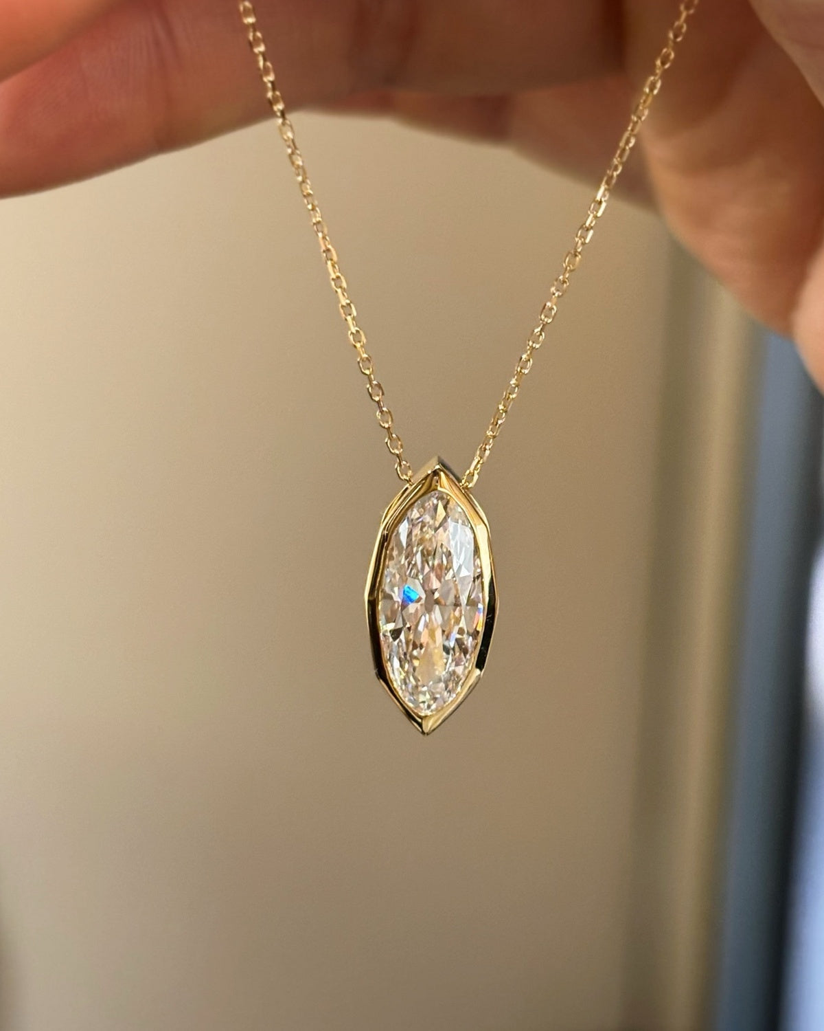 Aster Marquise Necklace by MONICONIC