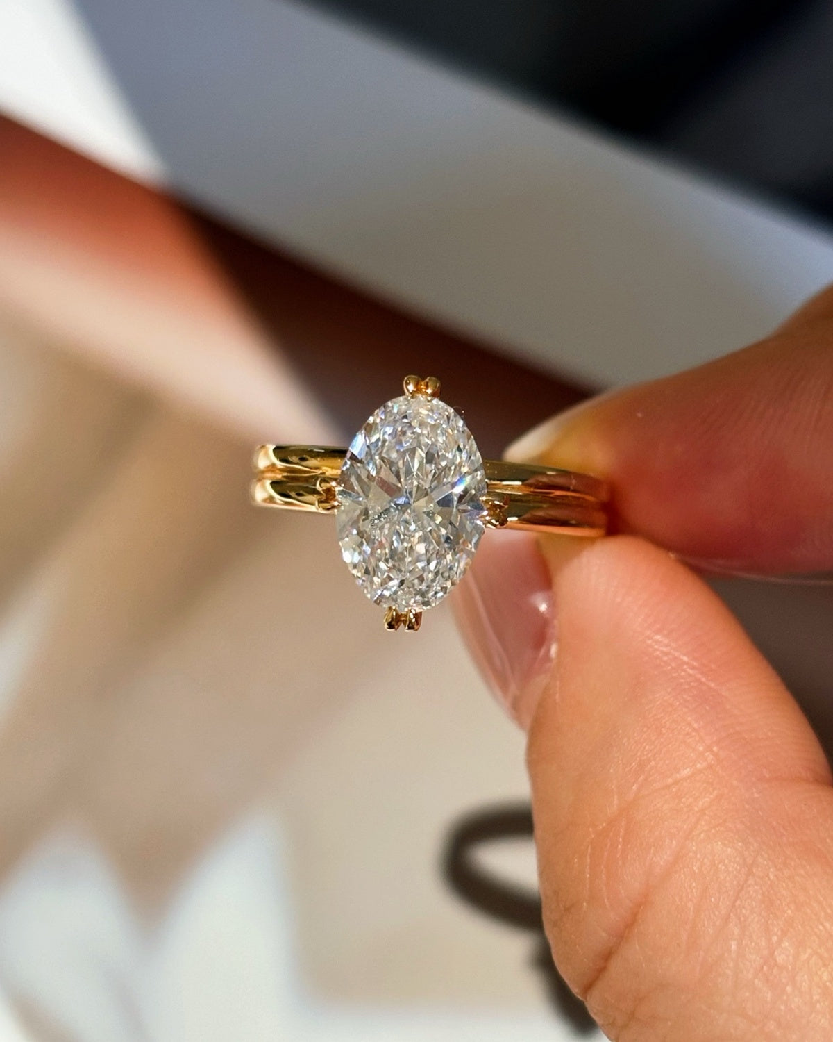 Aster Oval Ring by MONICONIC