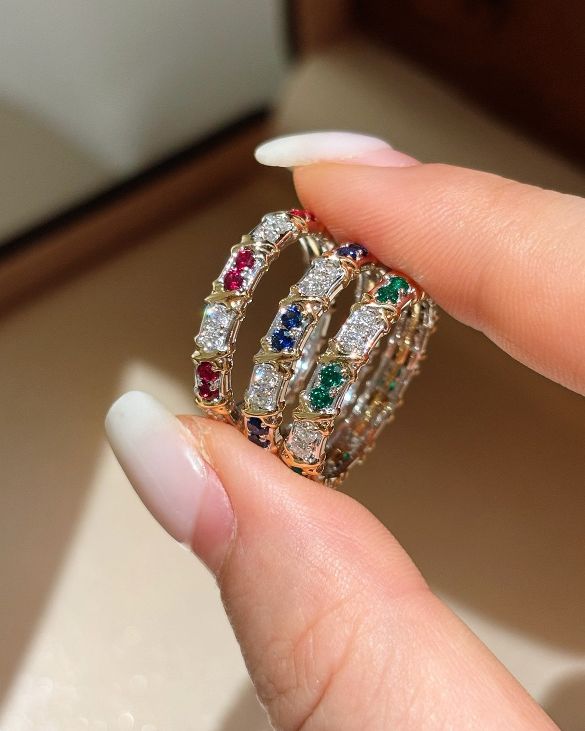 Arc Link Eternity Ring by MONICONIC