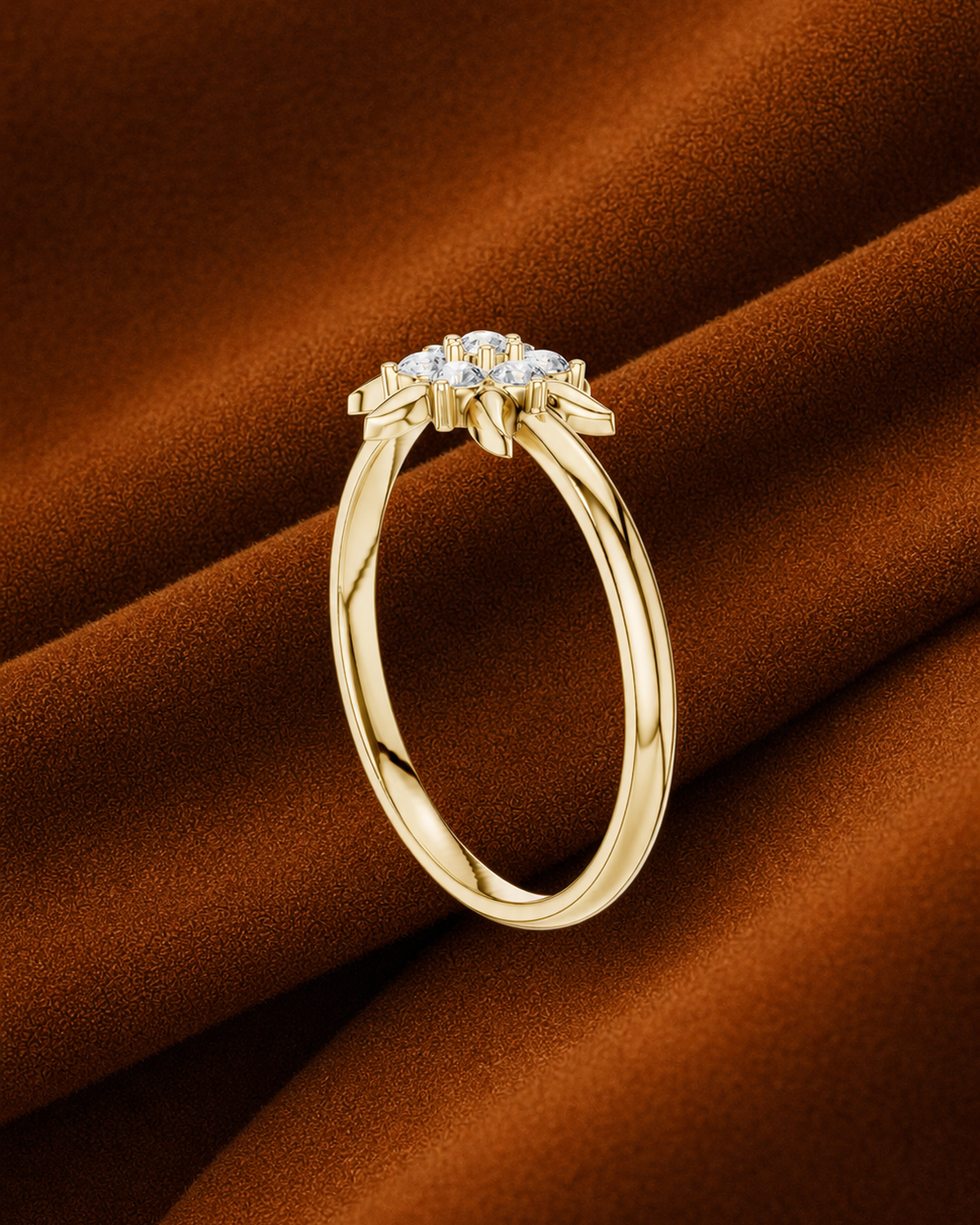 Starburst Petal Ring by MONICONIC