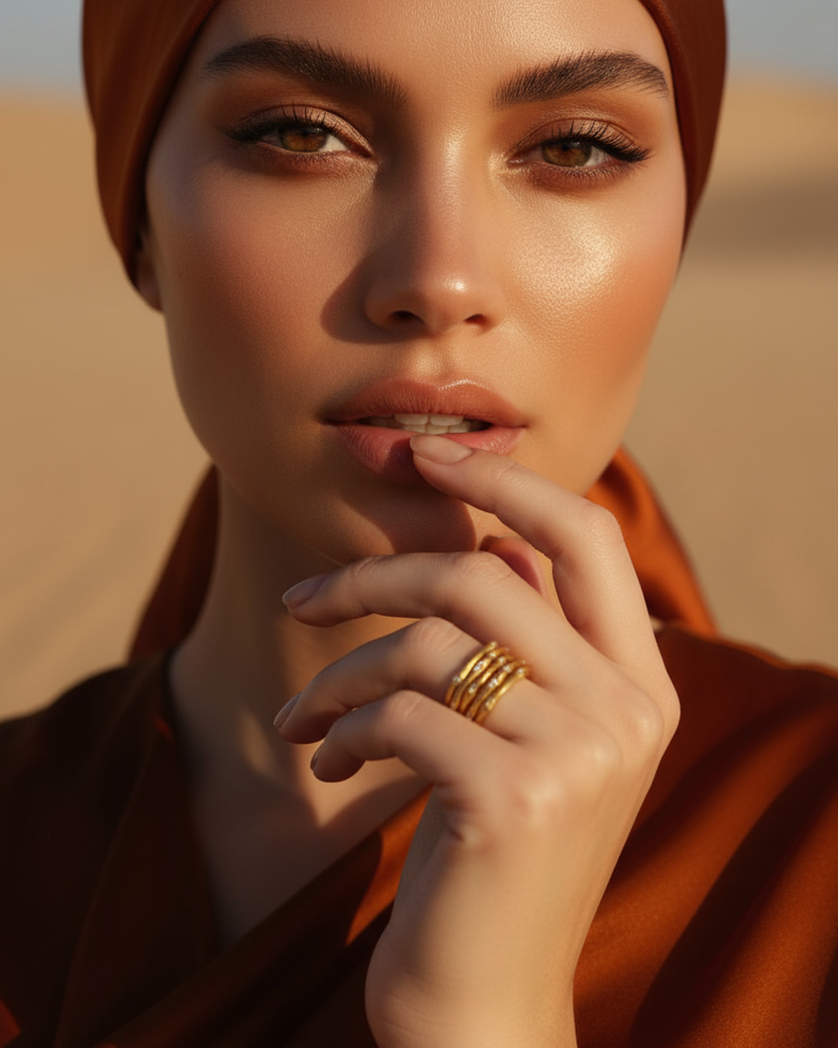 GOLDEN HOUR TIDE CREST RING