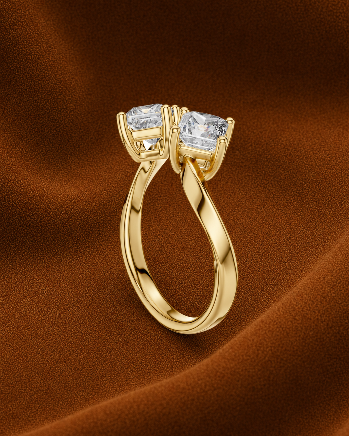 Princess Toi et Moi Ring by MONICONIC