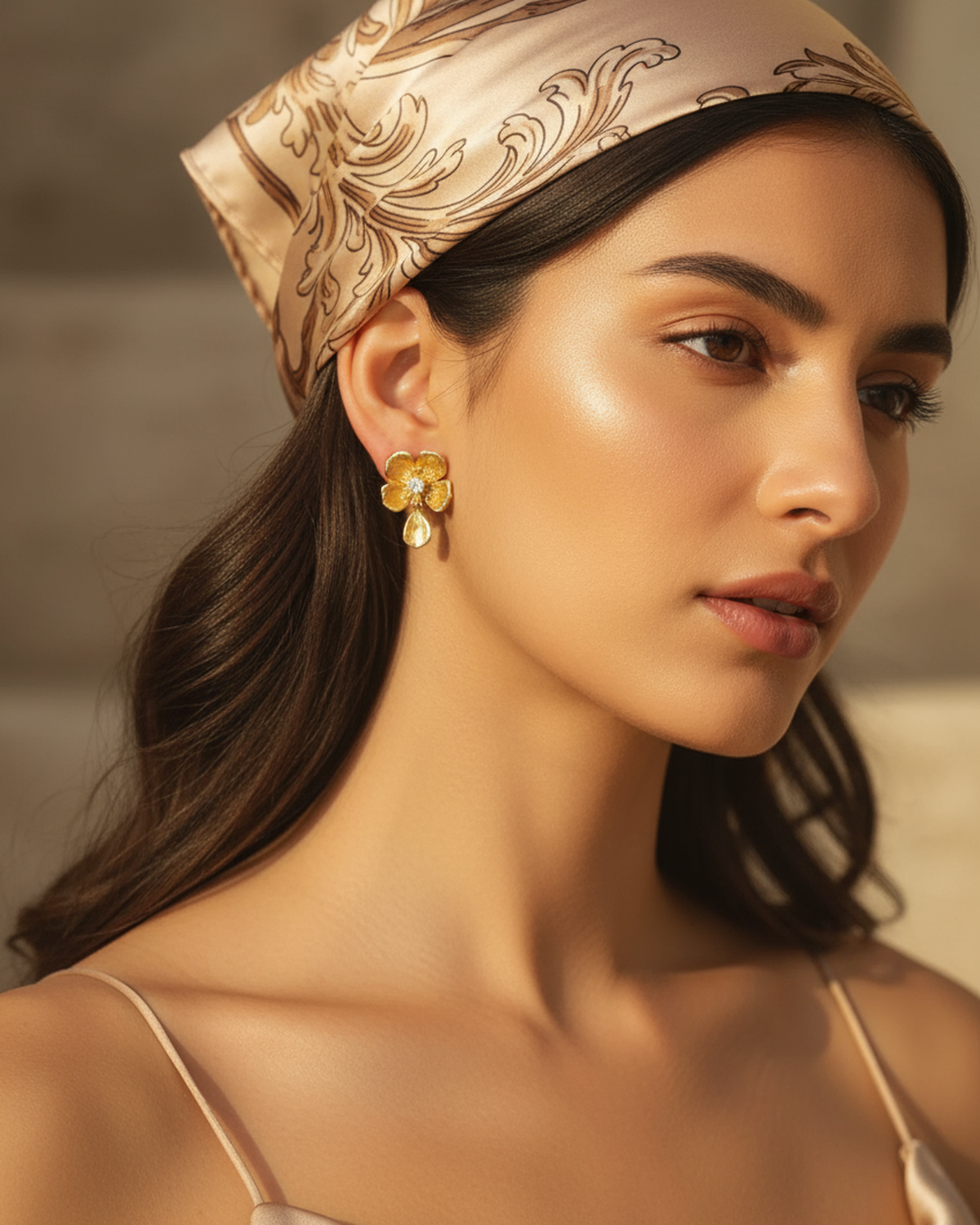 Golden Petal Drops