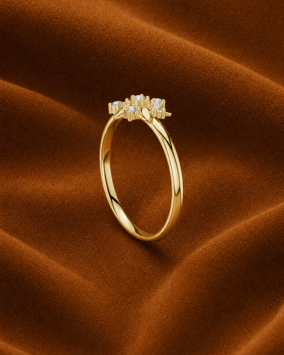 Floral Cluster Ring by MONICONIC