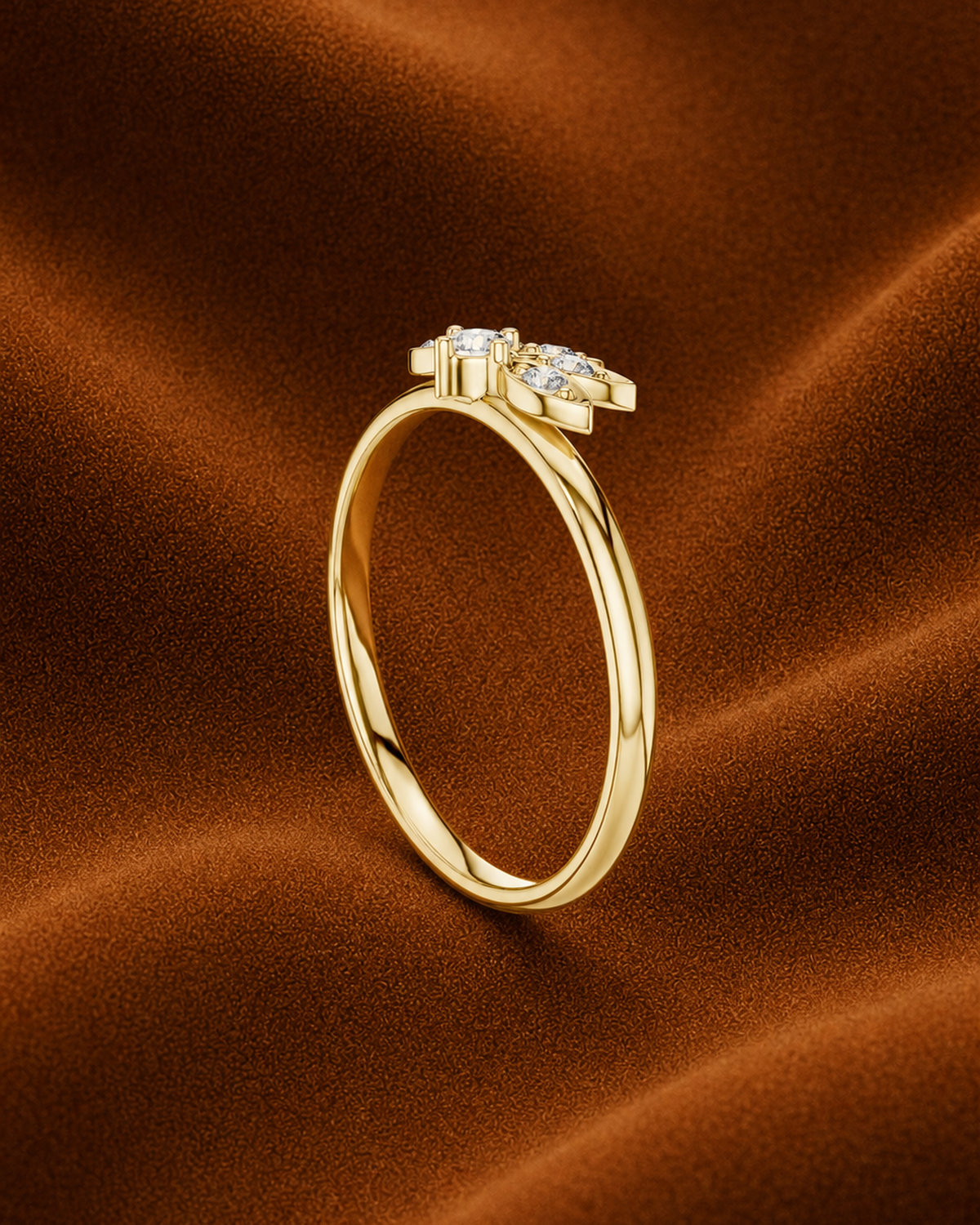 Lotus Petal Ring by MONICONIC