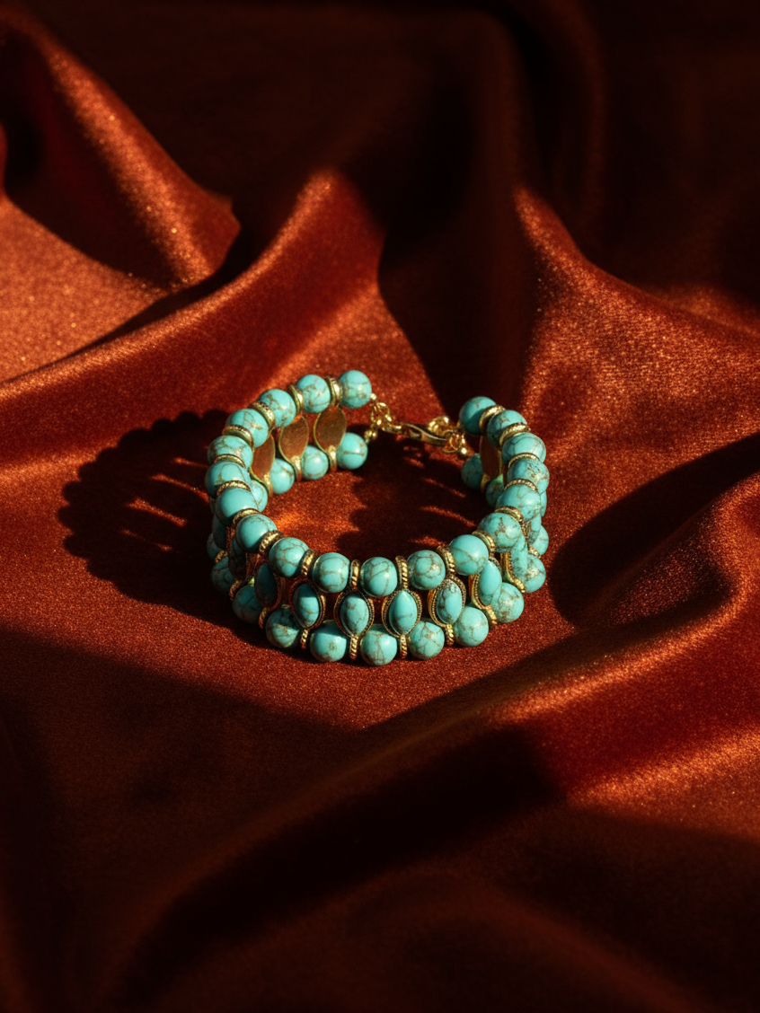 Turquoise Marquise Bracelet