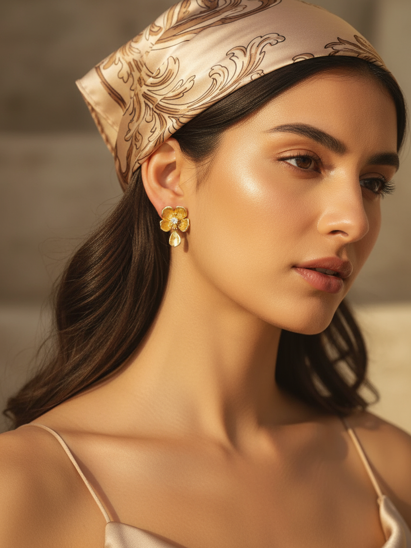 Golden Petal Drops