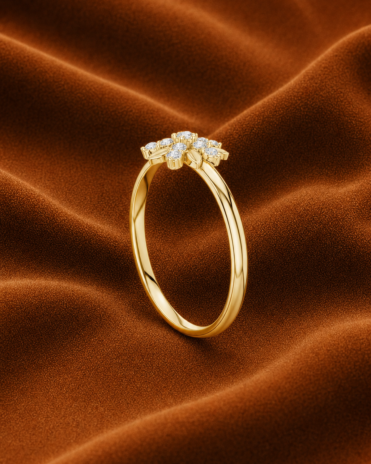 Floral Starburst Ring by MONICONIC