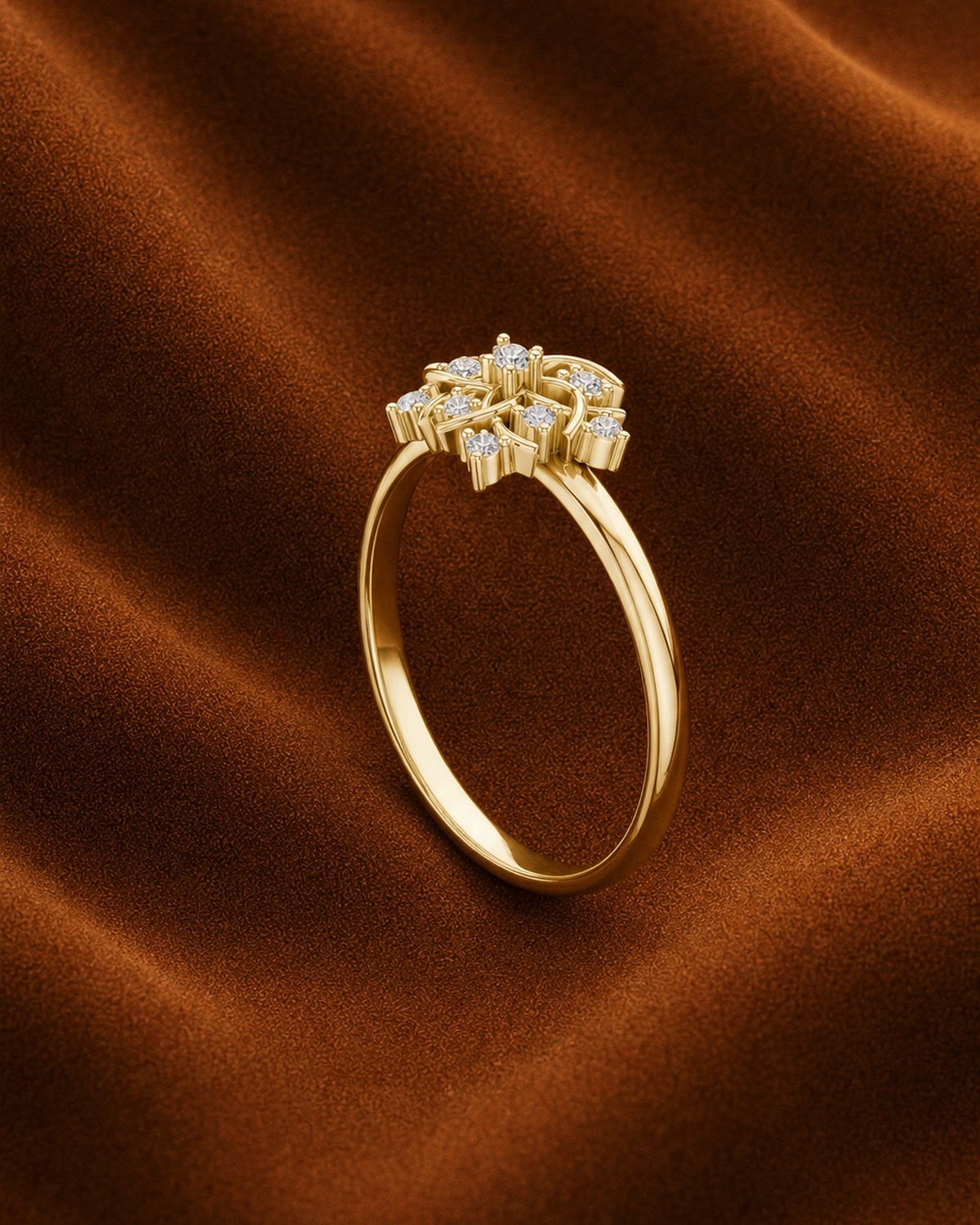 Floral Rosette Ring by MONICONIC