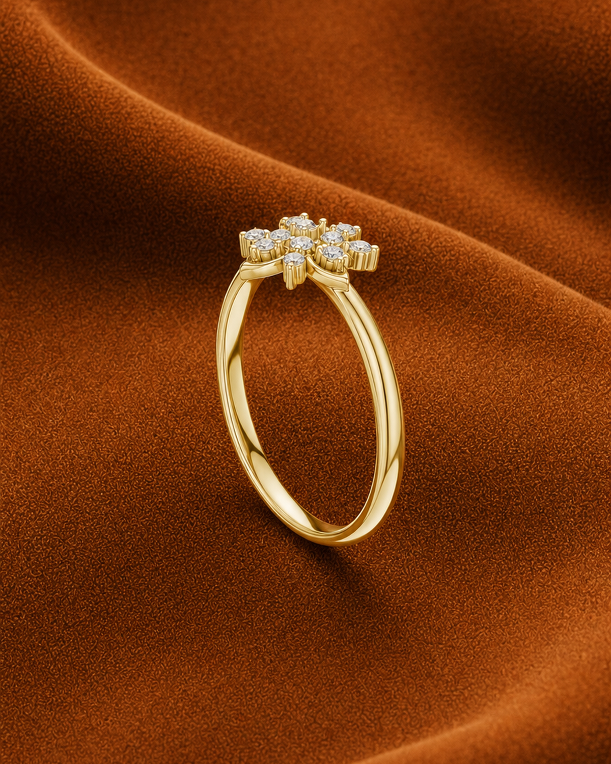 Quatrefoil Cluster Ring by MONICONIC