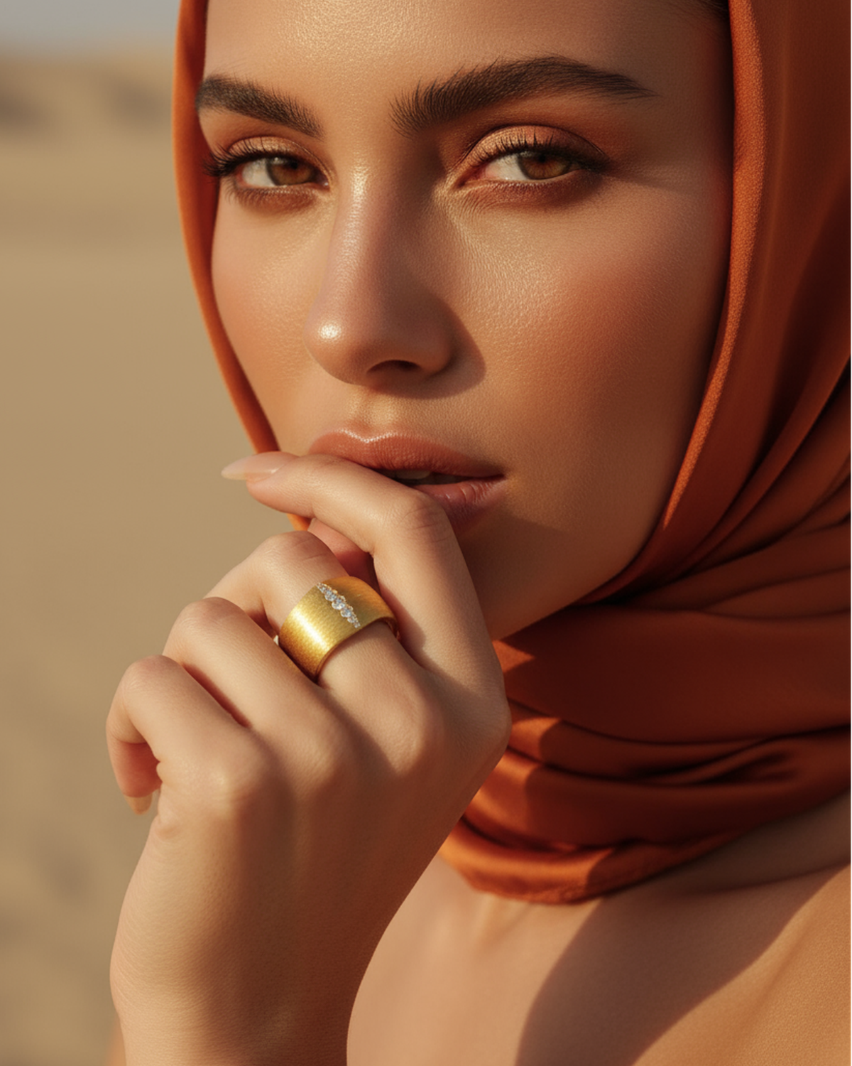 GOLDEN HOUR RAY RING