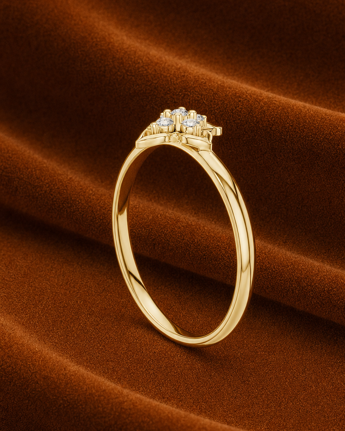Quatrefoil Petal Ring by MONICONIC