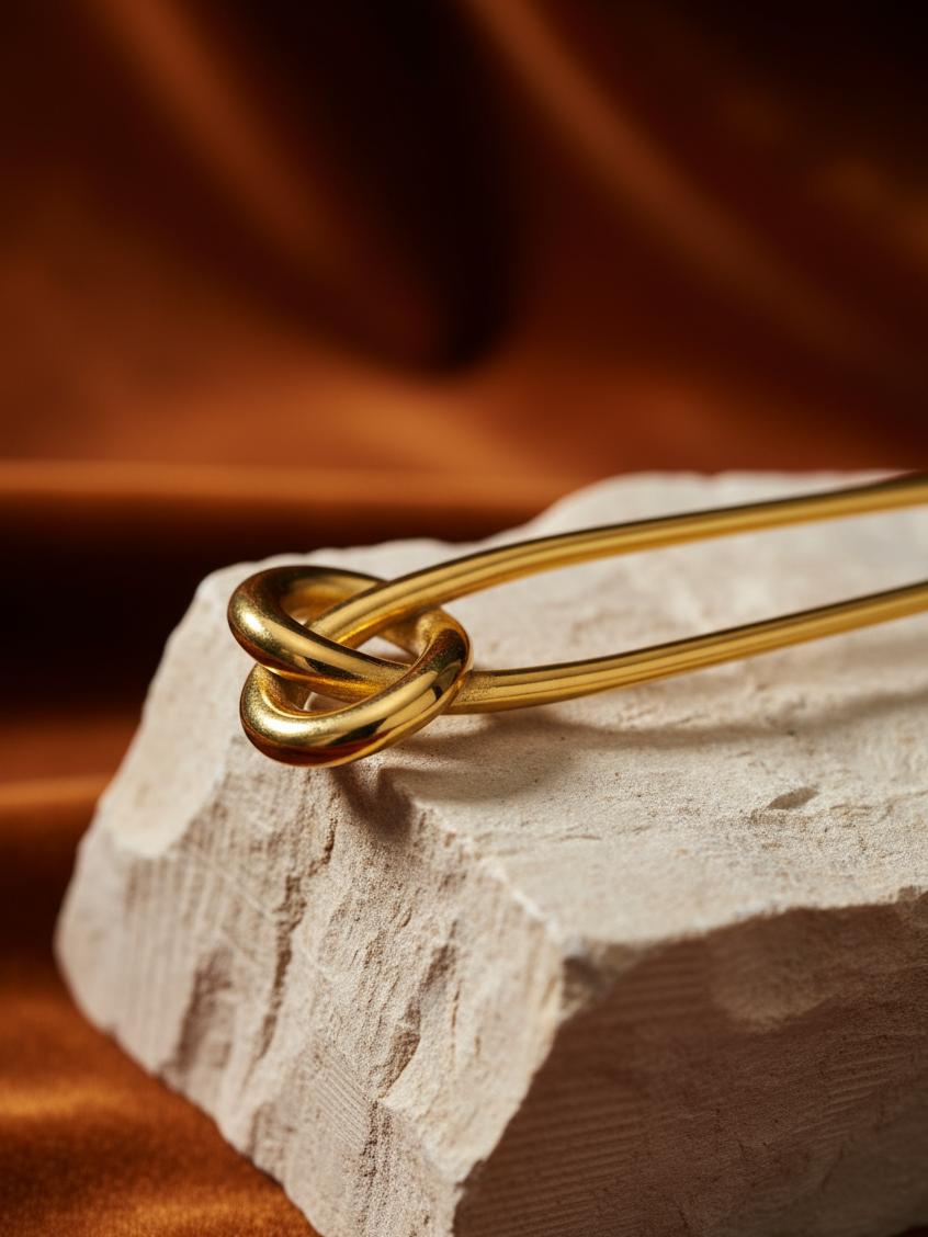 Knotted Form French Pin