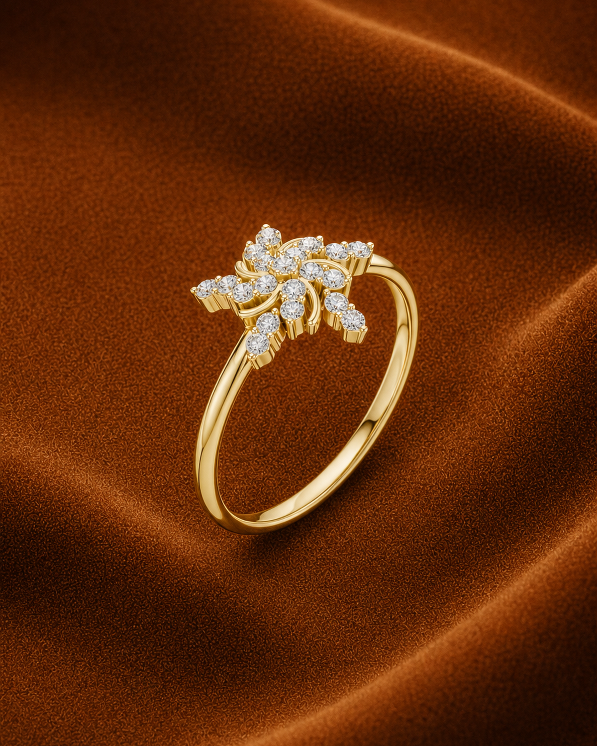 Starburst Cluster Ring by MONICONIC