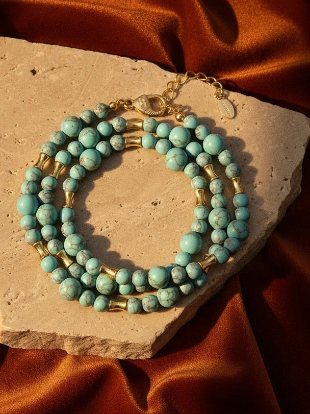 Turquoise Strand Necklace