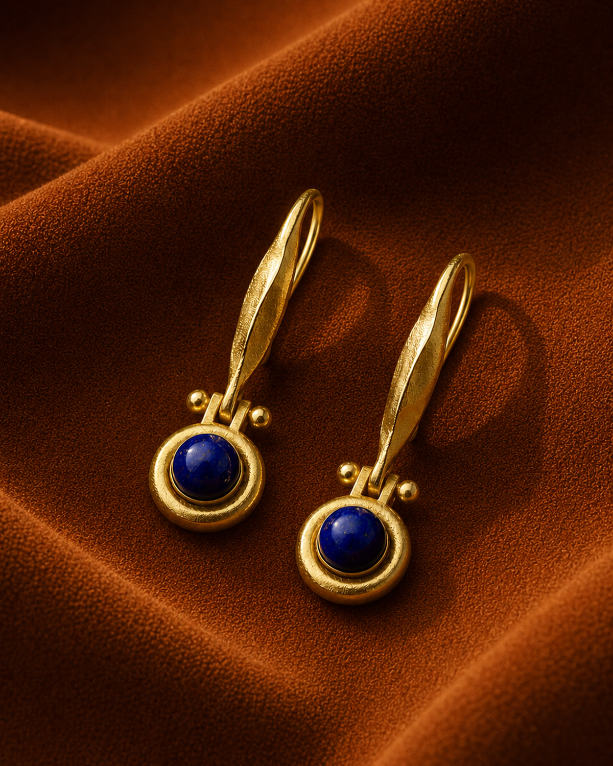 Baguette Diamond Stud Earrings by MONICONIC