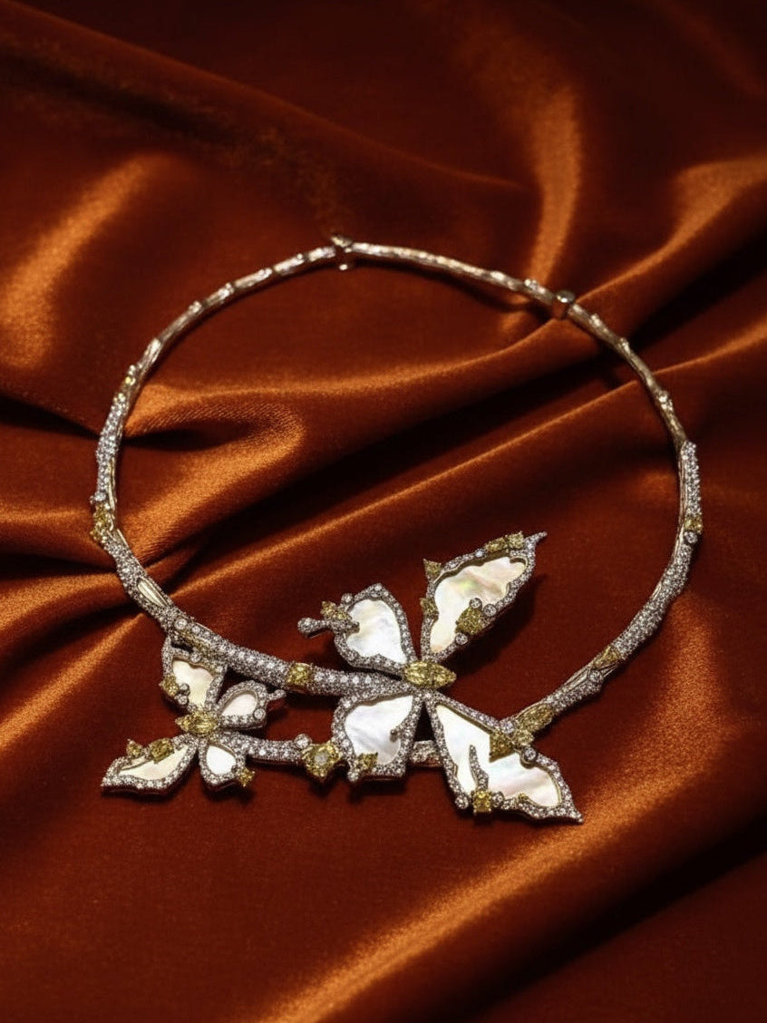 Butterfly Bloom Collar Choker