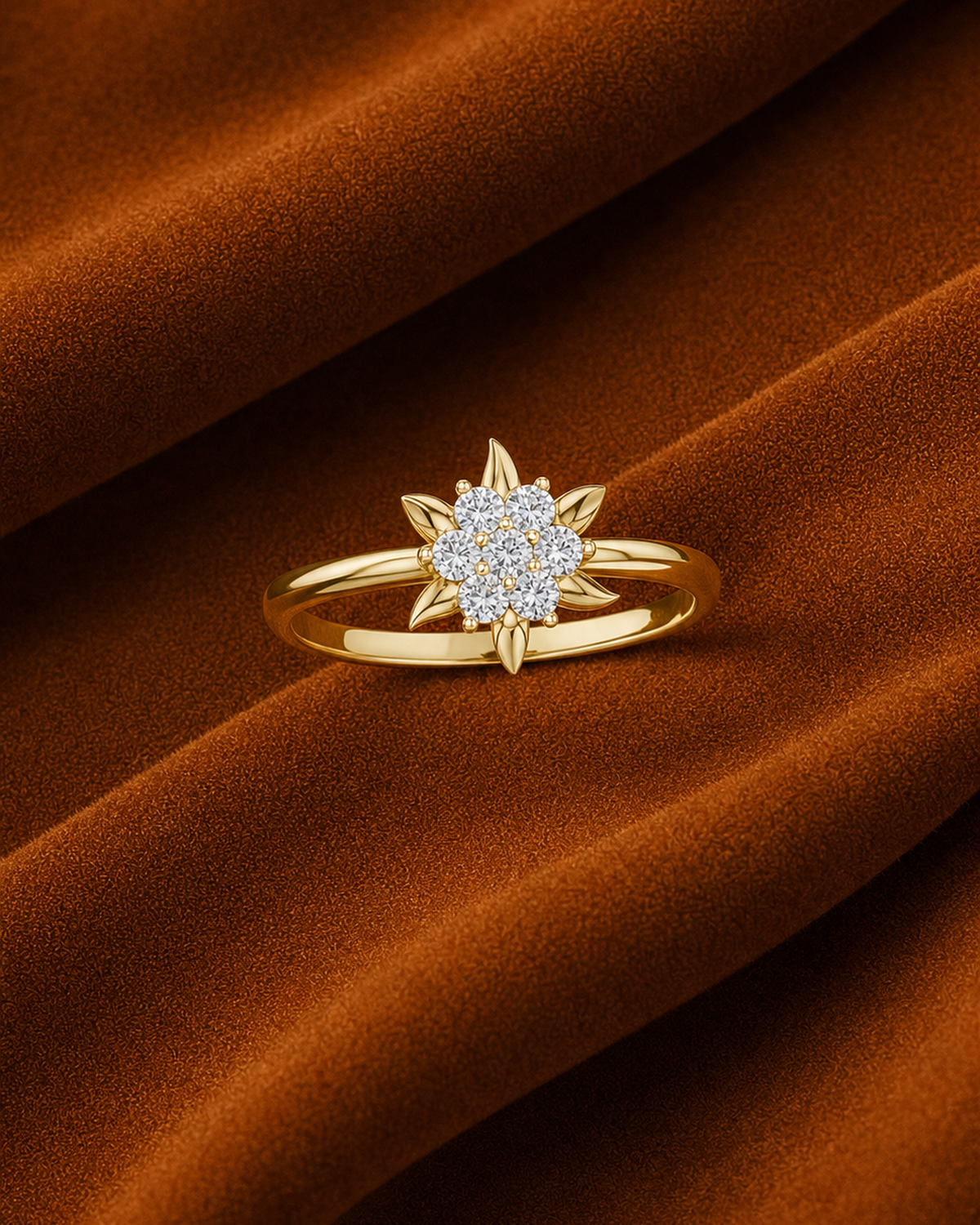 Starburst Petal Ring by MONICONIC