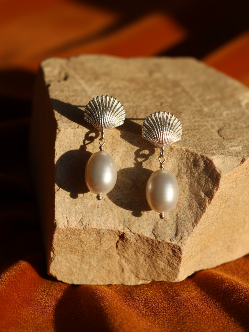 Seafoam Shell Drops