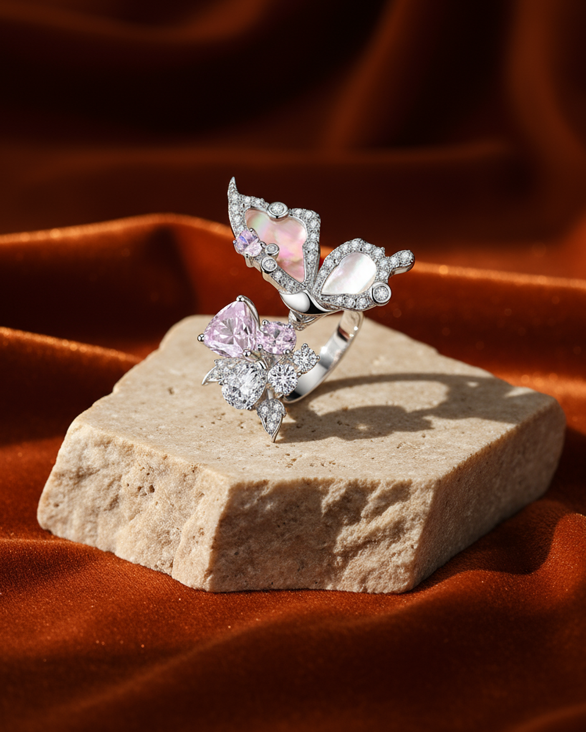 Butterfly Bloom Daisy Ring