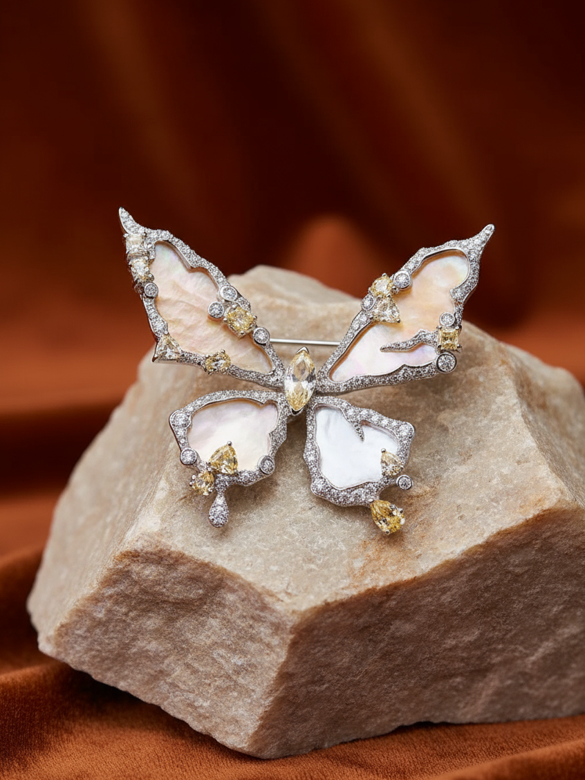 Butterfly Bloom Brooch