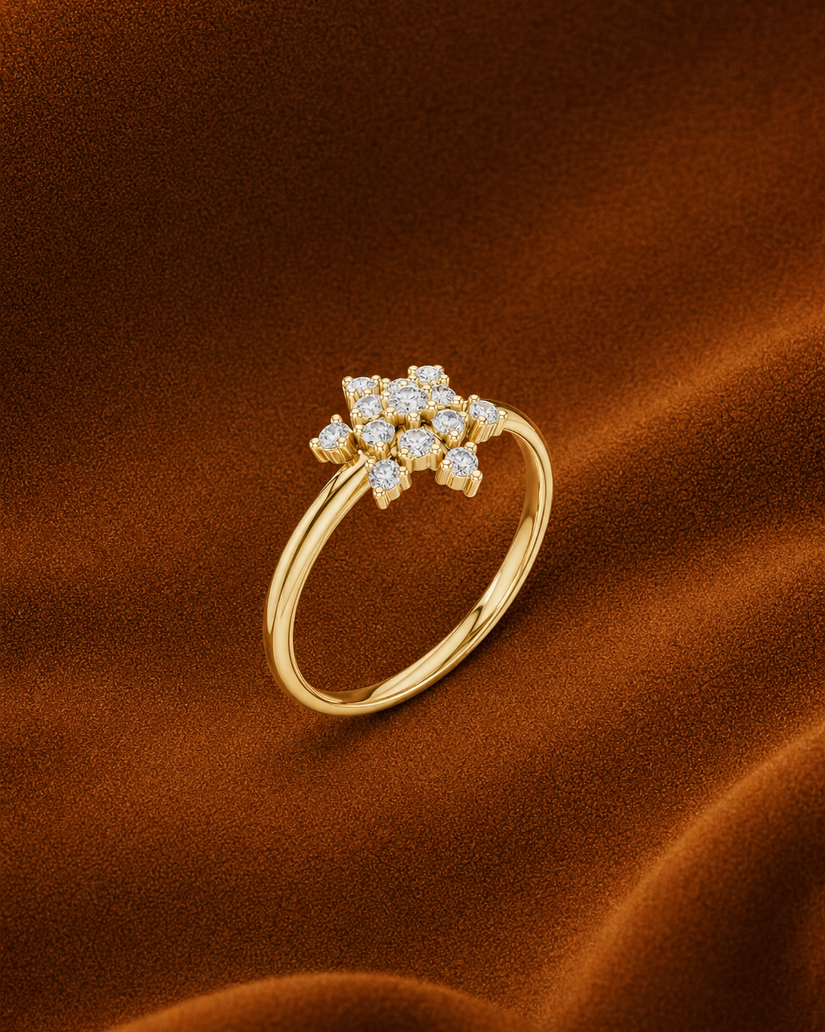 Starburst Cluster Ring by MONICONIC