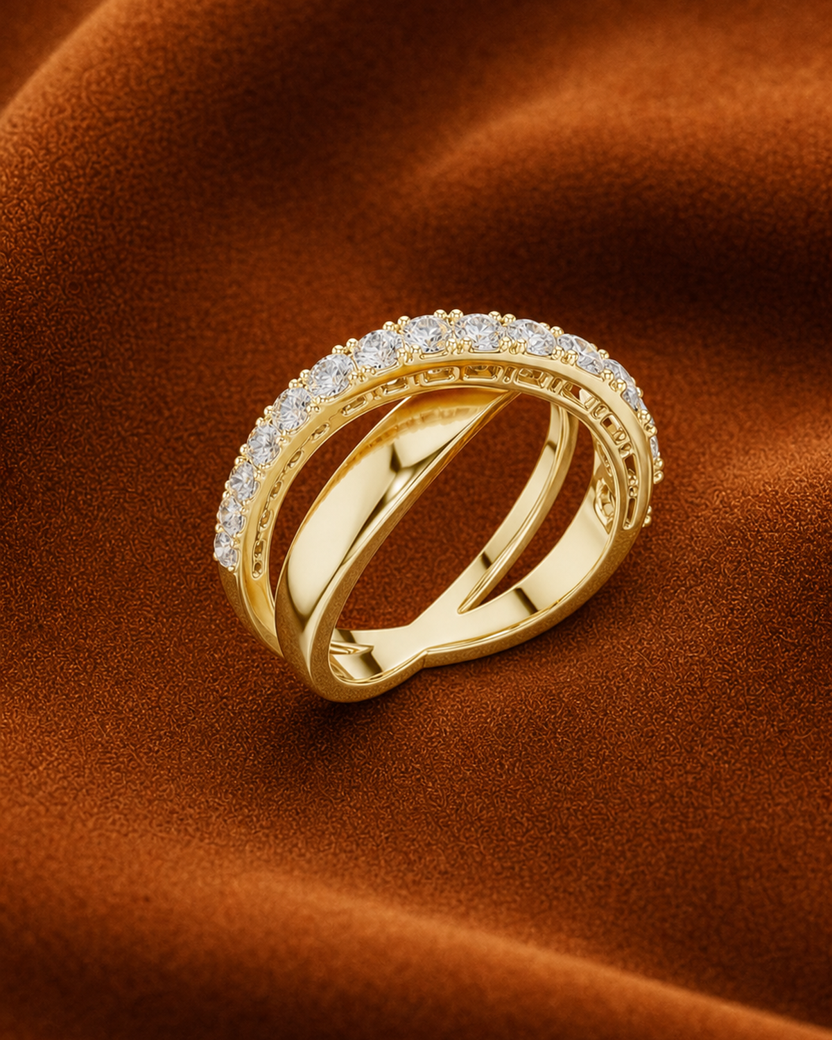 Graduated Crossover Ring by MONICONIC