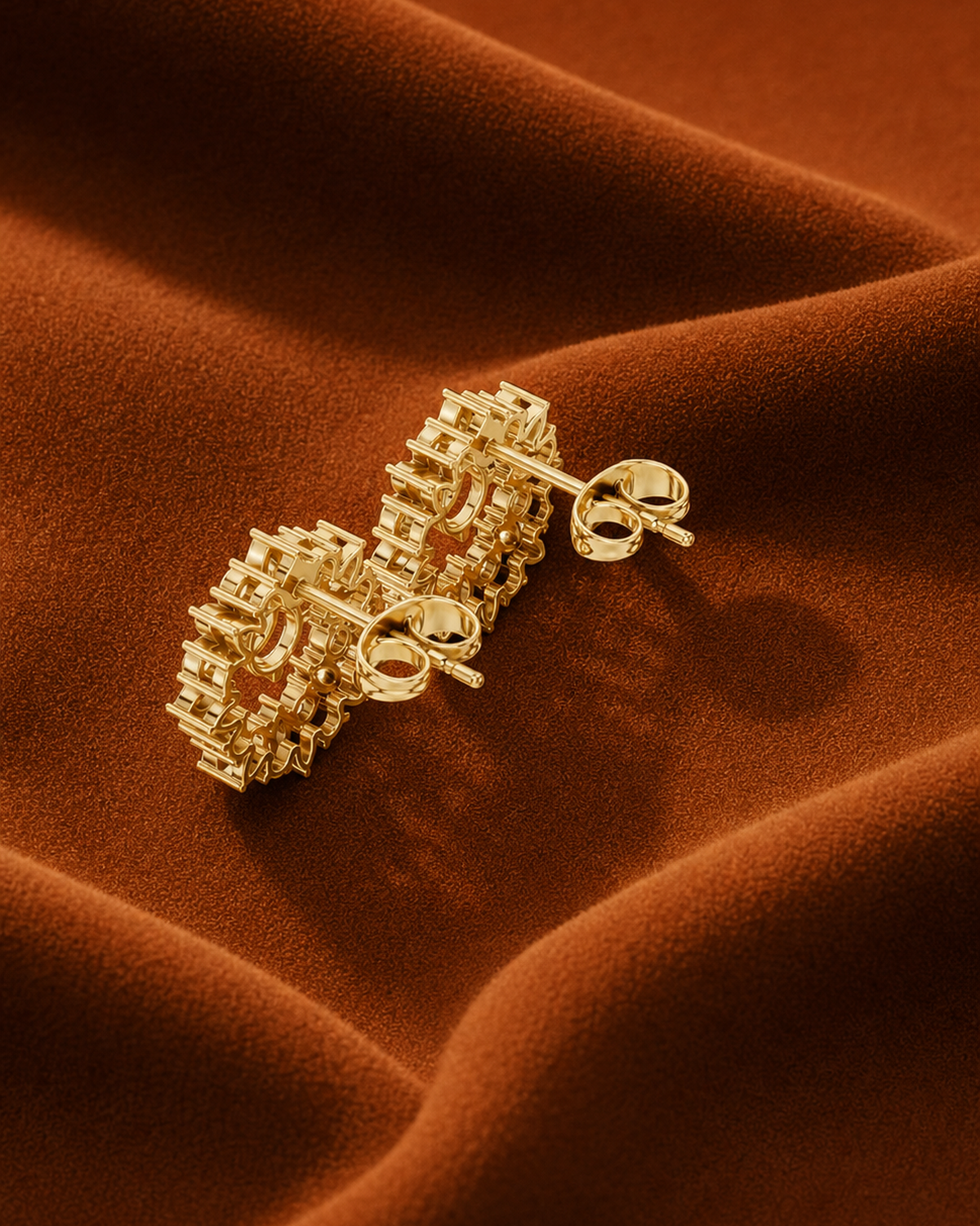 Marquise Wreath Diamond Stud Earrings by MONICONIC