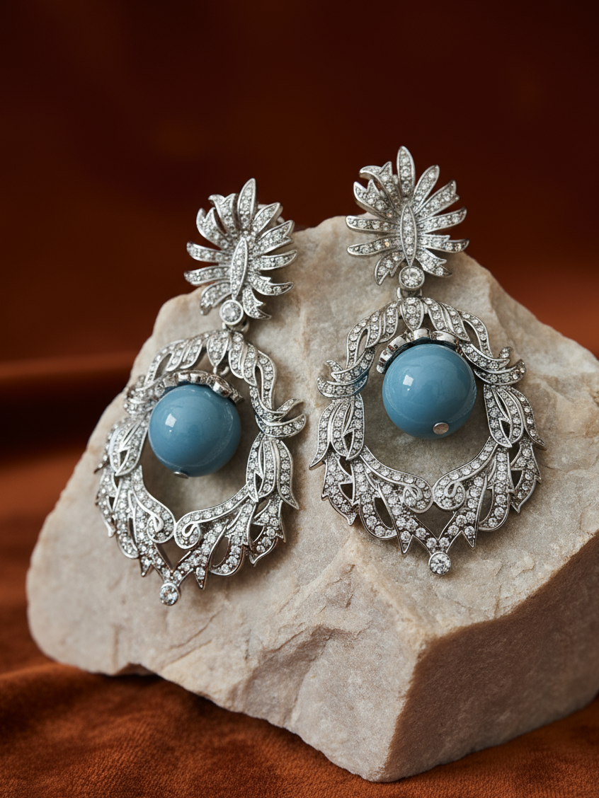 Turquoise Halo Drops