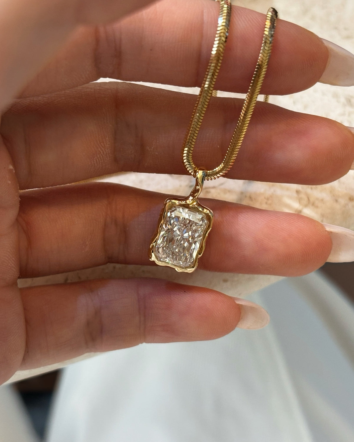 Rigaten Pendant Necklace by MONICONIC