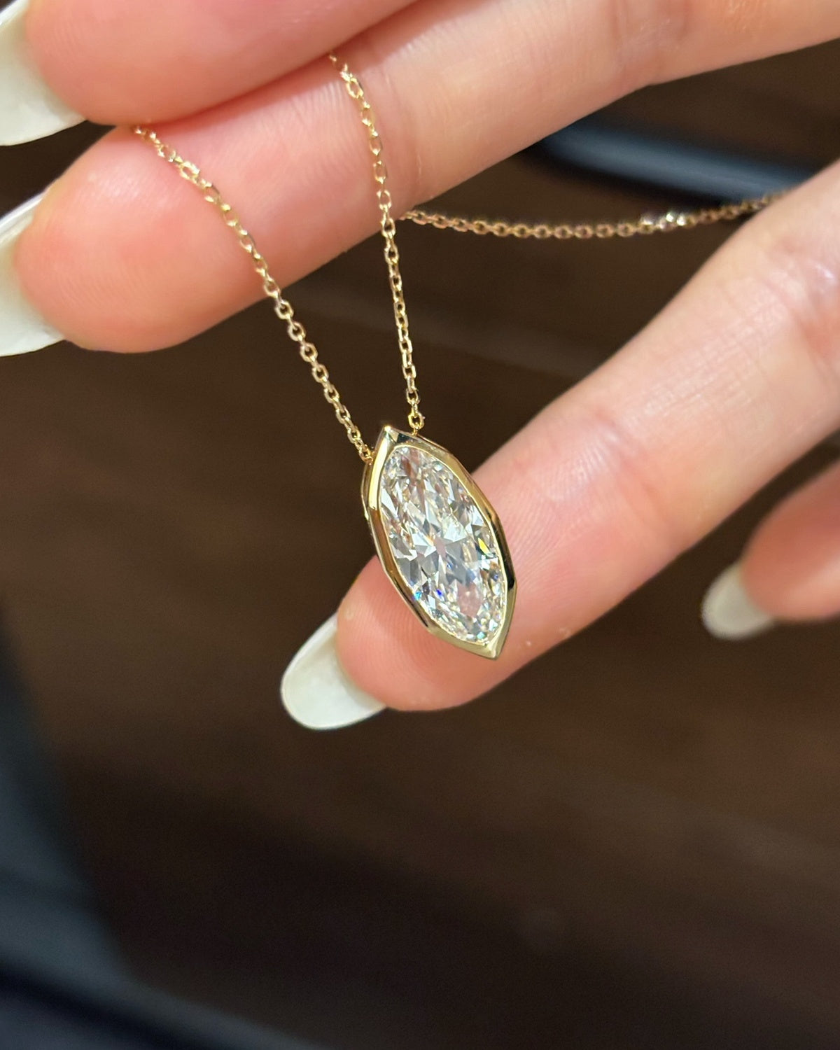 Aster Marquise Necklace by MONICONIC