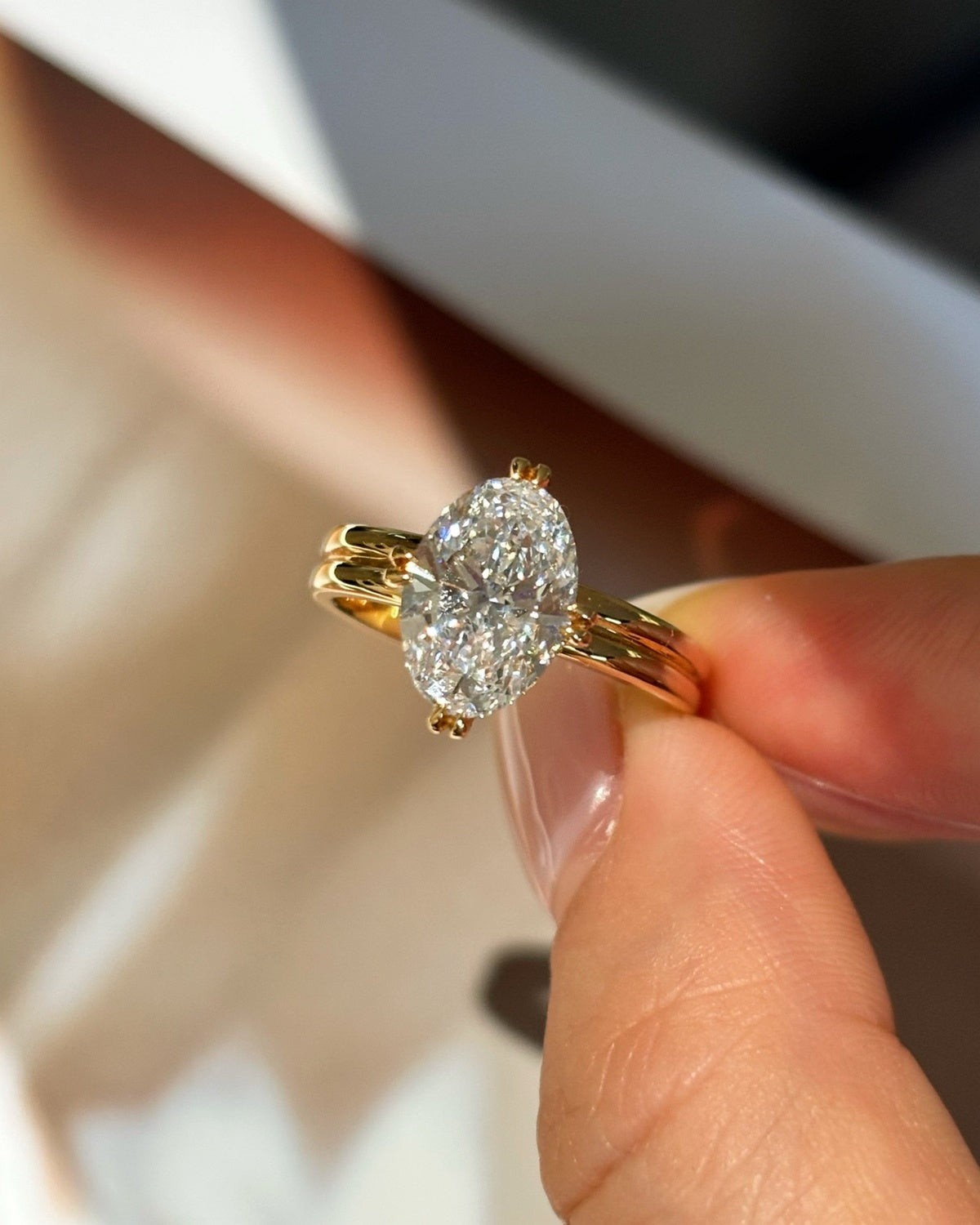 Aster Oval Ring by MONICONIC