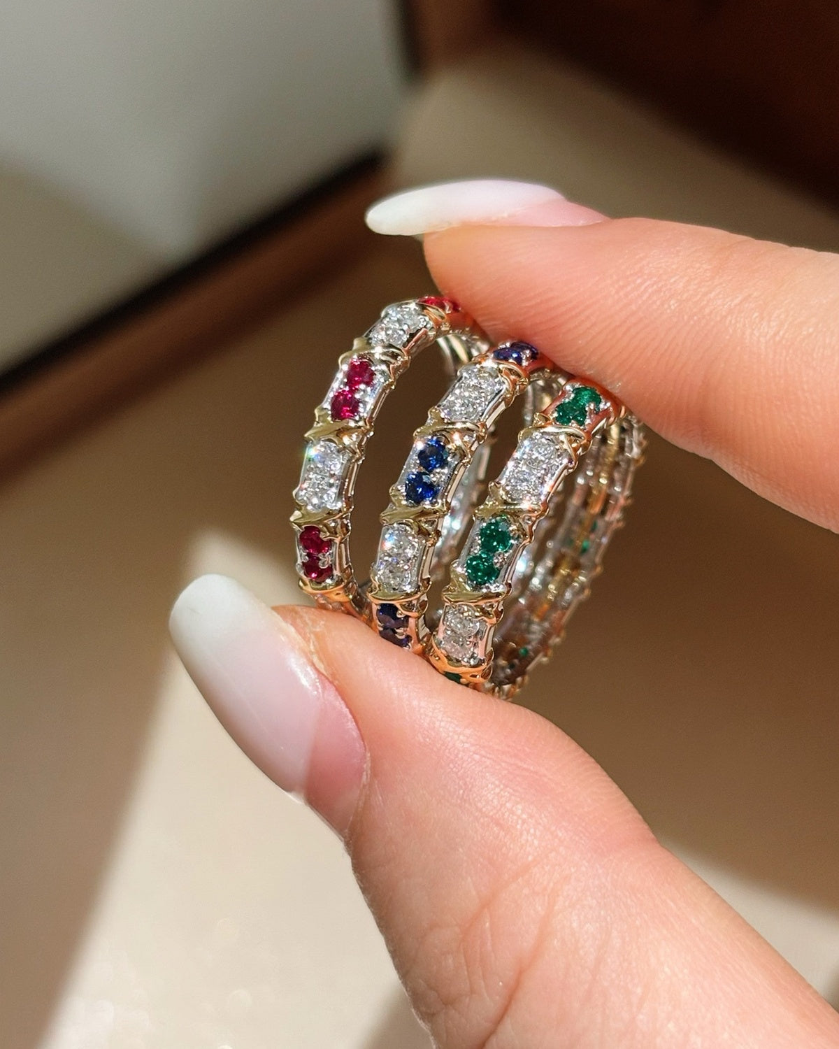 Arc Link Eternity Ring by MONICONIC