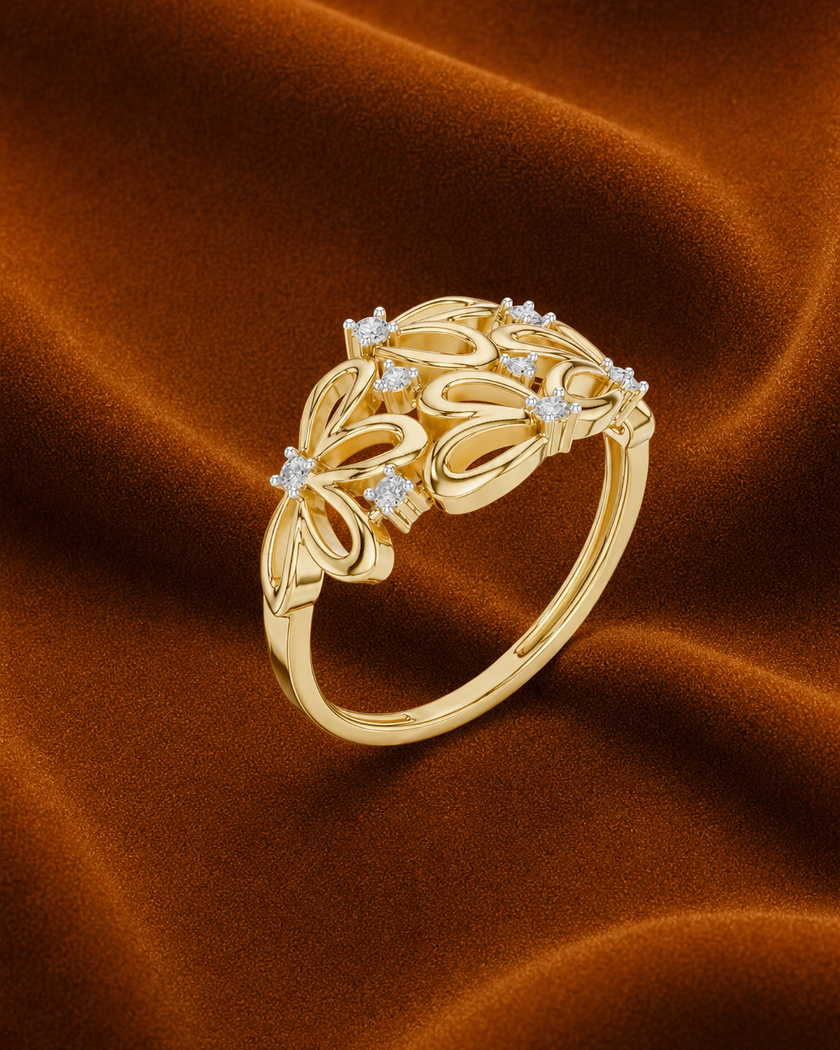 Petal Bouquet Ring by MONICONIC