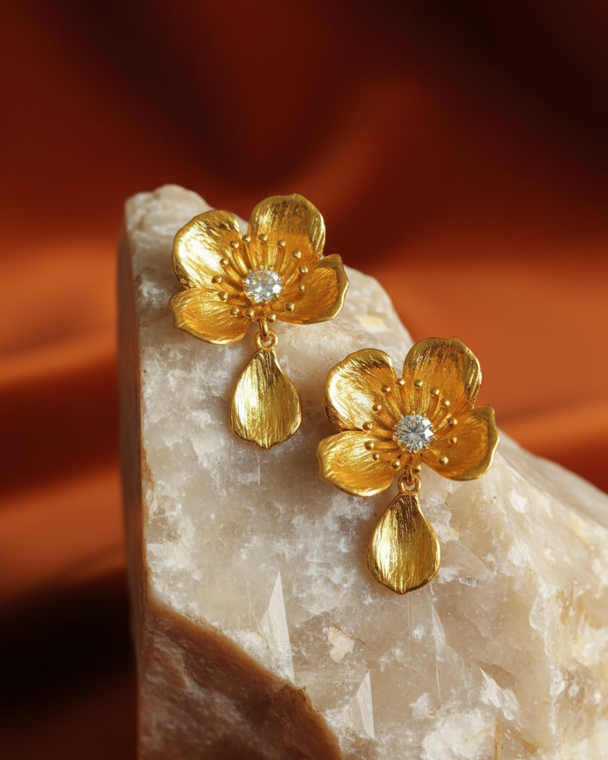 Golden Petal Drops